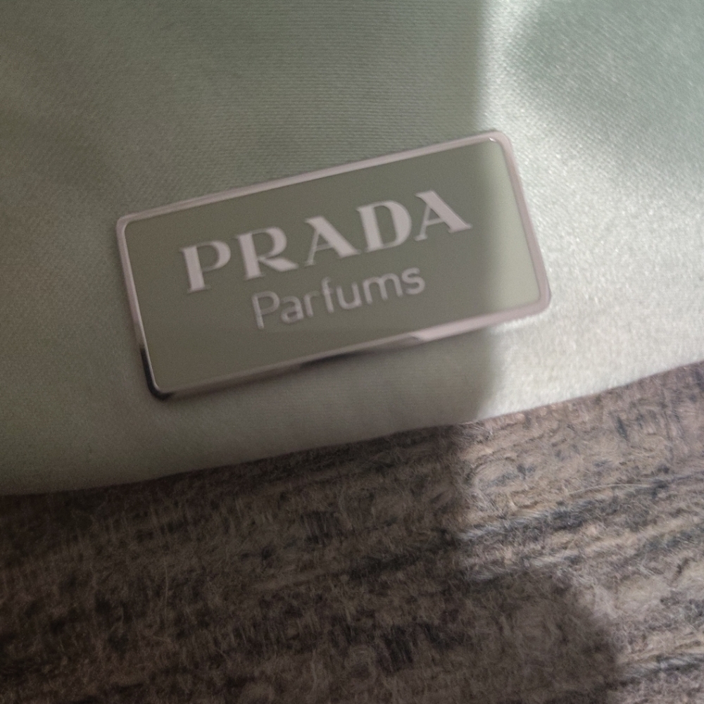 Prada Parfum Bag w/ Matching Accessories Pale Mint Green